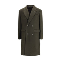 Cruna Green Fleece Wool Coat