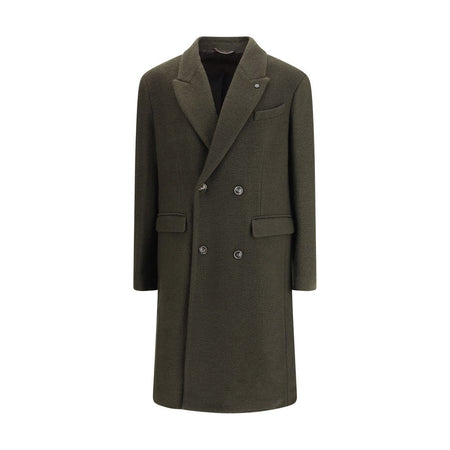 Cruna Green Fleece Wool Coat