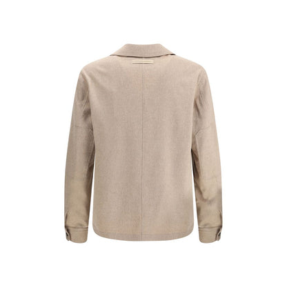 ZEGNA Beige Cashmere Coat