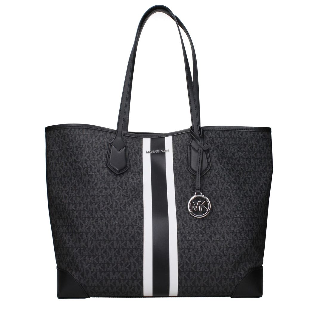Michael Kors Black Fabric Shoulder Bags