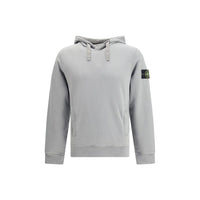 Stone Island Gray Cotton Sweatshirt