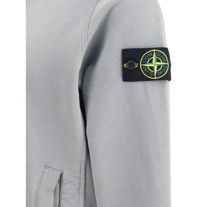 Stone Island Gray Cotton Sweatshirt