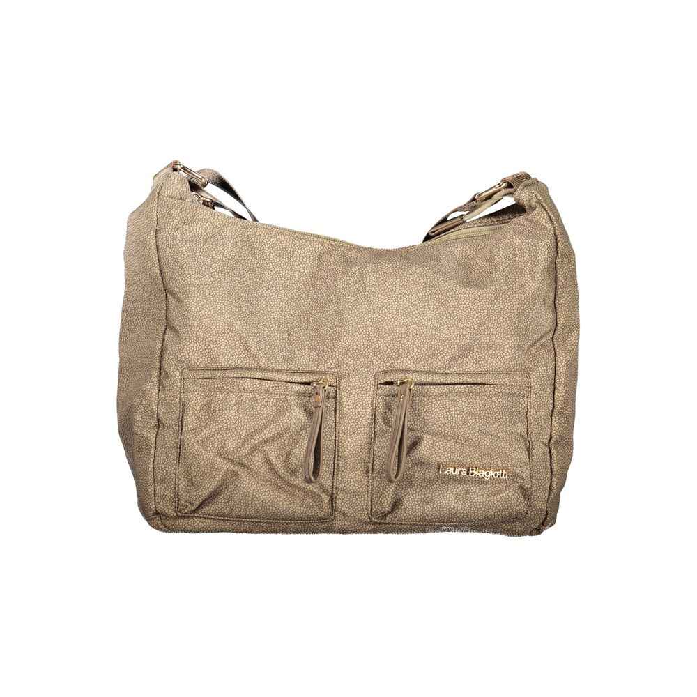 Laura Biagiotti Beige Polyester Women Handbag