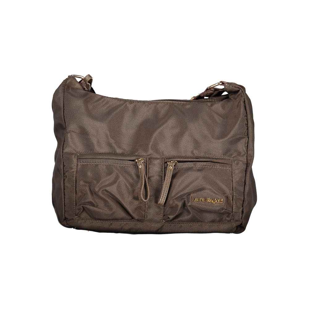 Laura Biagiotti Brown Polyester Handbag