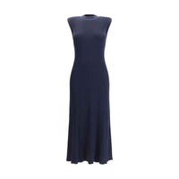 SA SU PHI Blue Cashmere Casual Dress