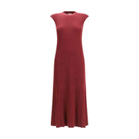 SA SU PHI Bordeaux Cashmere Casual Dress