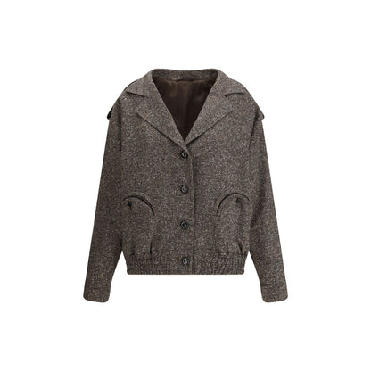 Blazé Milano Brown Polyester Bomber