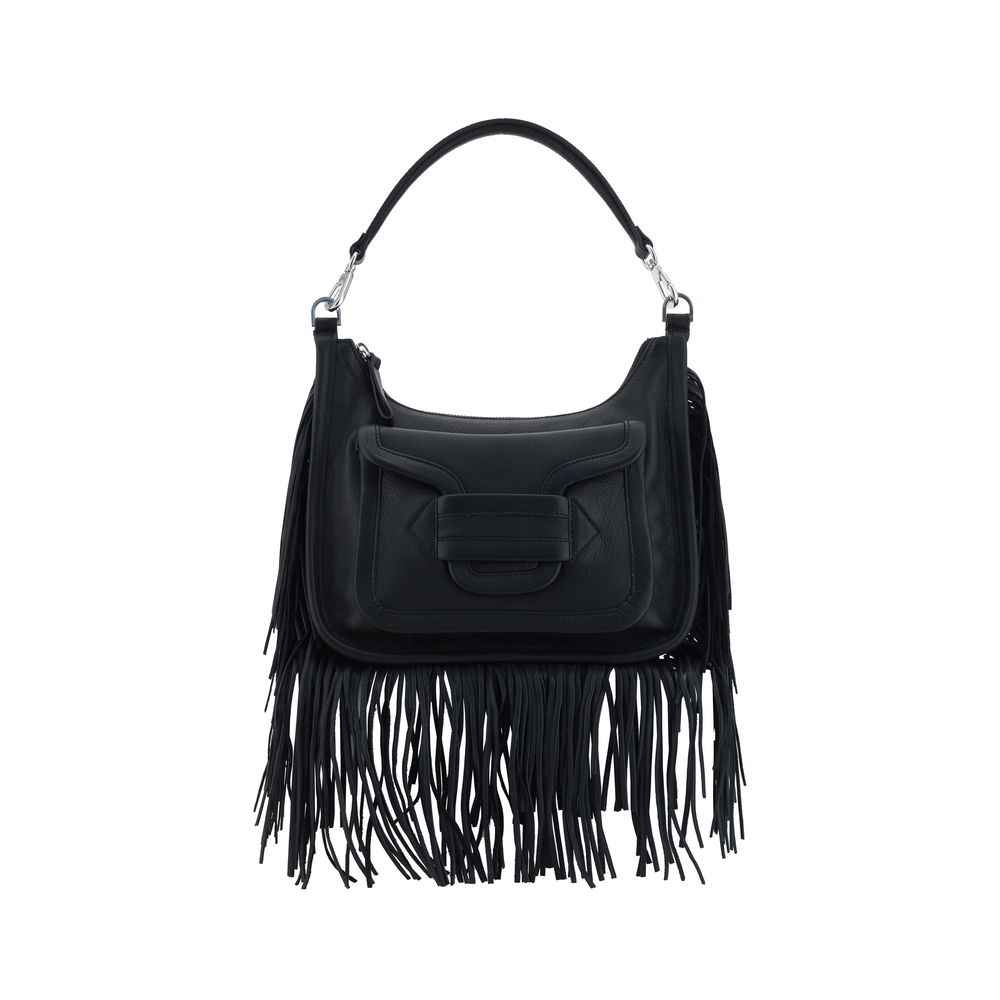 Pierre Hardy Black Calf Leather Bos Taurus Shoulder Bag