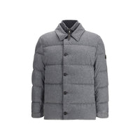 Moncler Gray Polyamide Coat