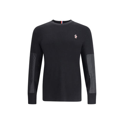 Moncler Grenoble Black Polyamide Sweatshirt