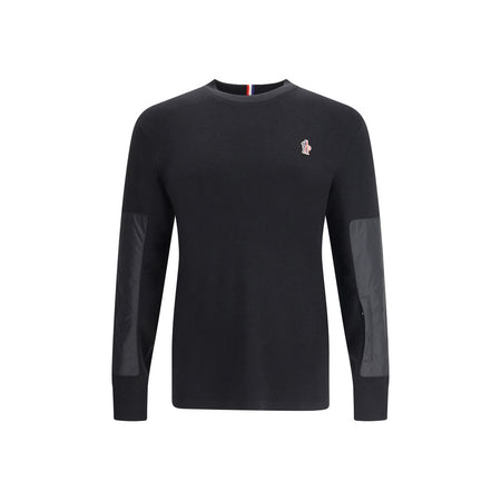 Moncler Grenoble Black Polyamide Sweatshirt