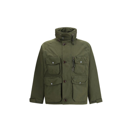Barbour Green Polyester Shell Jacket