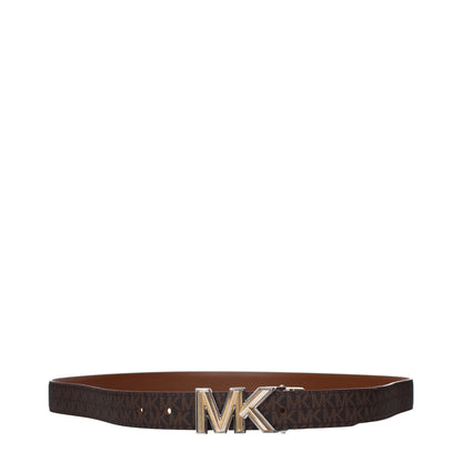 Michael Kors Brown Fabric Belt