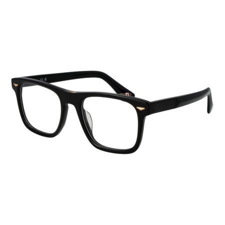 Police Black Cellulose Acetate Glasses (Frames)