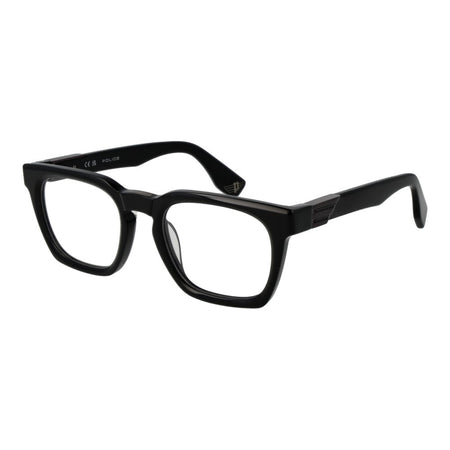 Police Black Cellulose Acetate Glasses (Frames)