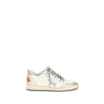 Golden Goose White Leather Low Top Sneakers