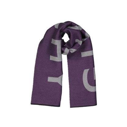 Givenchy Purple Virgin Wool Scarf