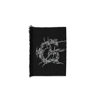 Givenchy Black Virgin Wool Scarf