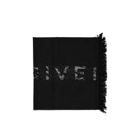 Givenchy Black Virgin Wool Scarf