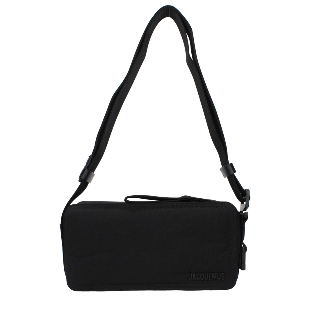 Jacquemus Black Fabric Crossbody Bag