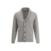 Brooksfield Gray Fleece Wool Cardigan