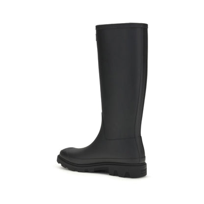 Hunter Black Rubber Rain Boots