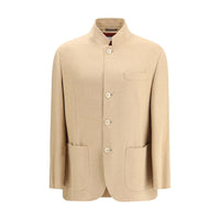 Brunello Cucinelli Beige Cashmere Coat