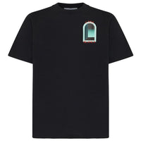 Casablanca Black Cotton T-Shirt