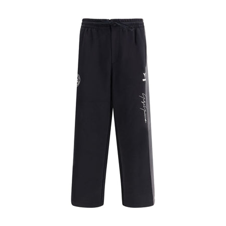 Y-3 Black Cotton Joggers (Workout Pants)