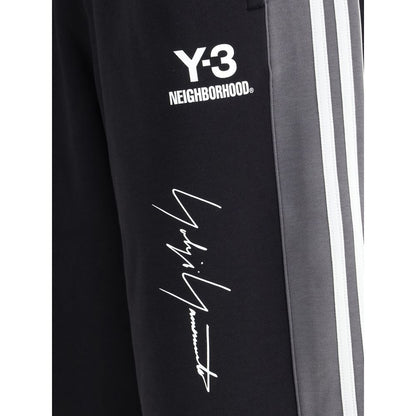 Y-3 Black Cotton Joggers (Workout Pants)