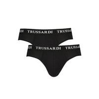 Trussardi Black Cotton Underwear