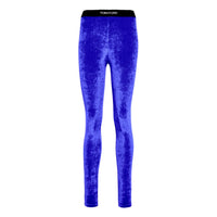 Tom Ford Blue Viscose Leggings