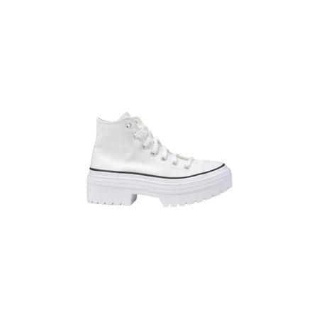 Converse White Fabric Chunky Sneakers