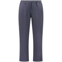 K-WAY Blue Cotton Men Trouser