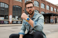 Guess Gold Stainless Steel Dress Watch