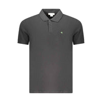 Calvin Klein Black Cotton Men Polo