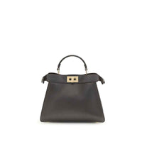 Fendi Brown Calf Leather Bos Taurus Handbag