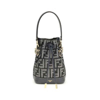 Fendi Blue Fabric Backet Bag