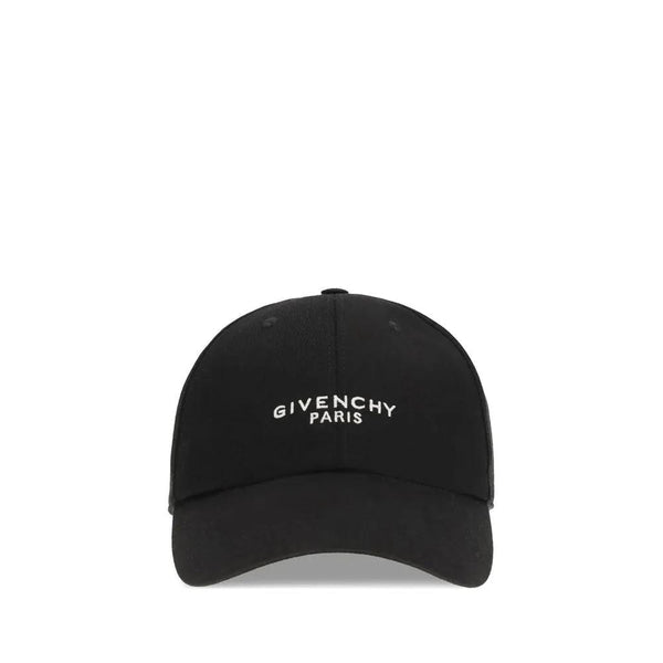 Givenchy Black Cotton Cap (Baseball Hat) by Givenchy