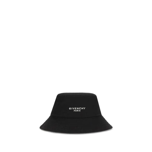 Givenchy Black Cotton Bucket Hat by Givenchy