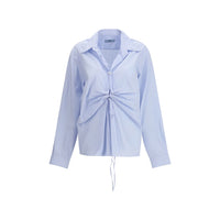 Prada Blue Cotton Dress Shirt