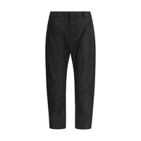 Prada Black Recycled Polyamide Casual Pants by Prada