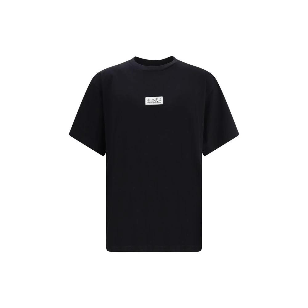 MM6 Black Cotton T-Shirt by MM6