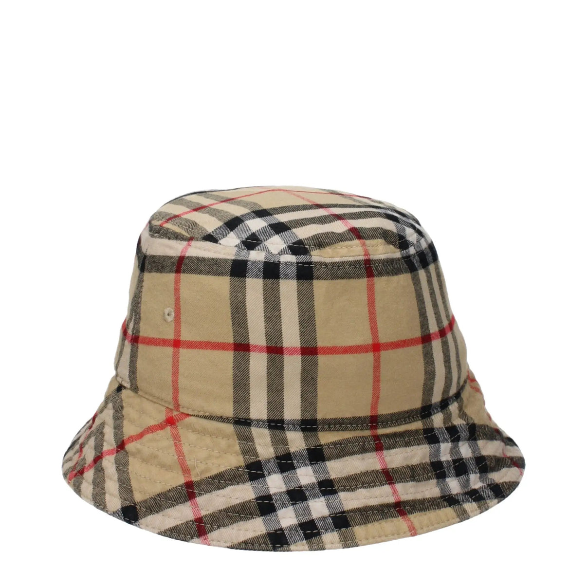 Burberry Beige Cotton Bucket Hat by Burberry