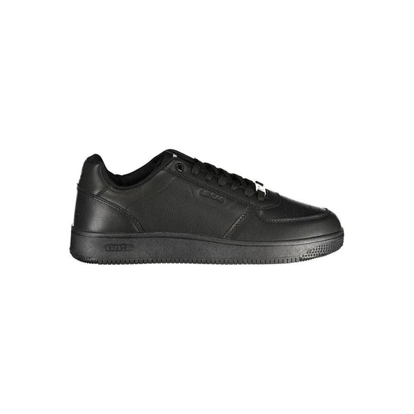 Gas Black Polyurethane Men's Sneaker by Gas