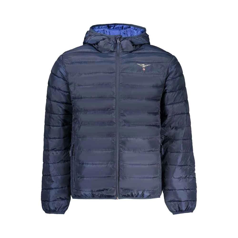 Accademia Militare Blu Polyester Men's Jacket by Accademia Militare