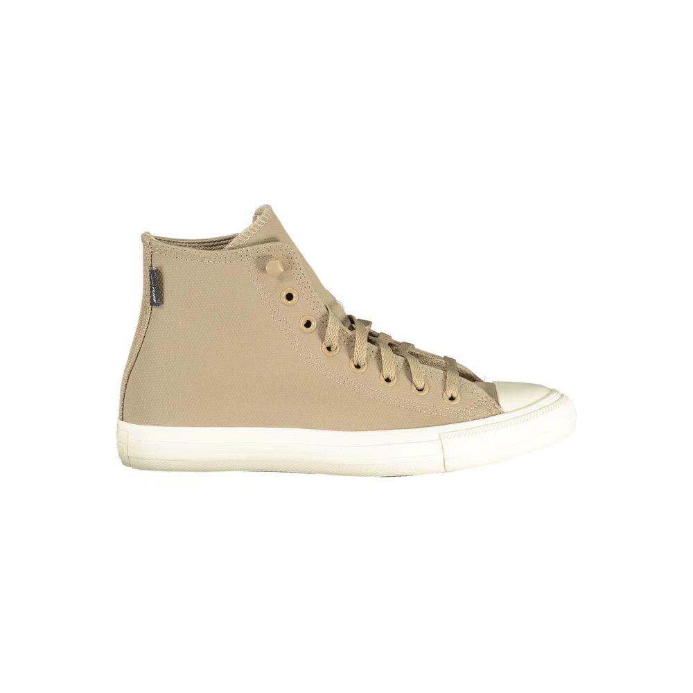 Converse Beige Leather Unisex Sneaker by Converse