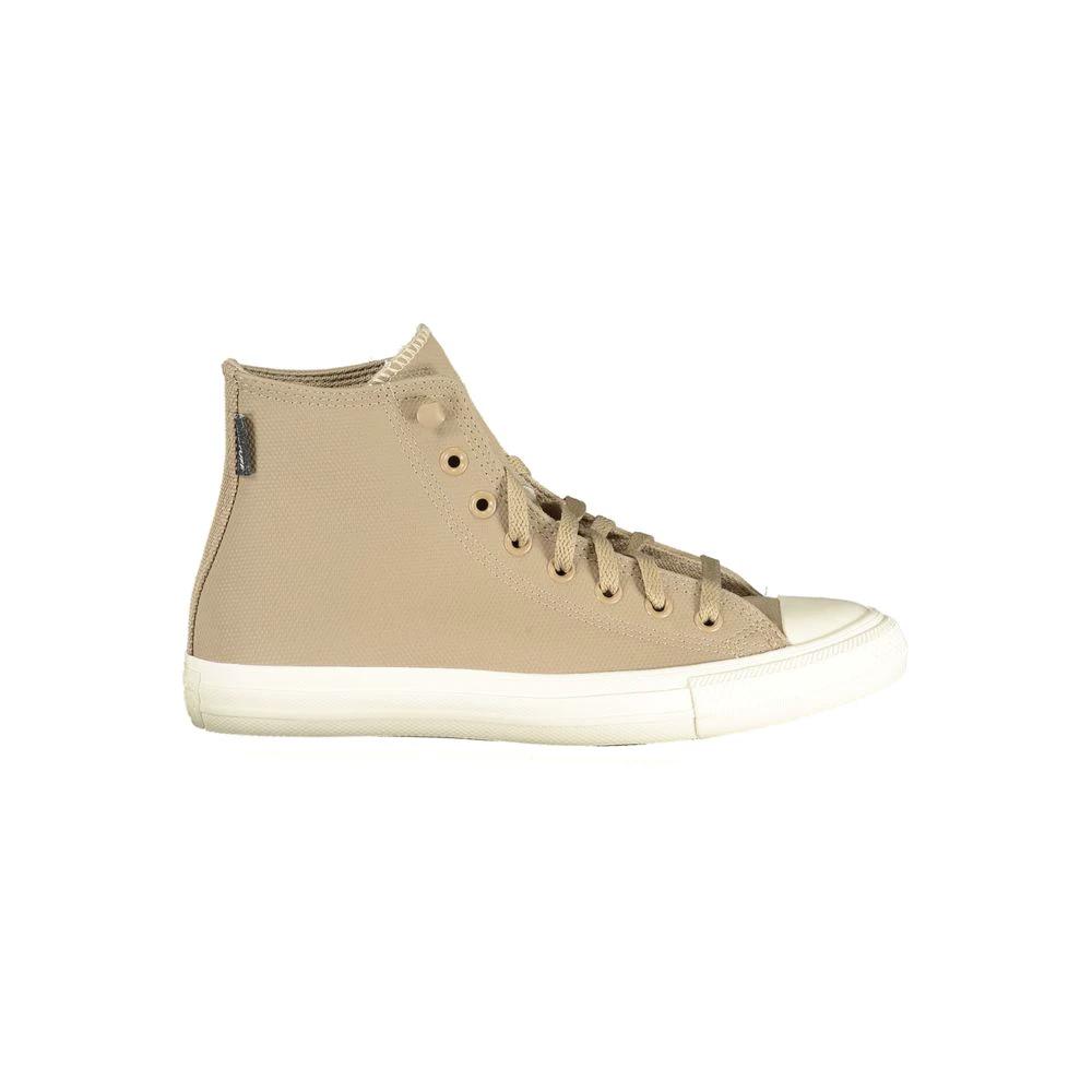 Converse Beige Leather Unisex Sneaker by Converse